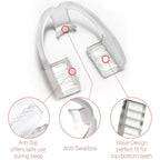 Buy now Anti Teeth-Grinding Dental Guard-Ready to use-No Boiling or Molding, Slim, Sleek and Comfortable Works for Upper and Lower Jaw, relieves pain and corrects TMJ and Bruxism at indiglob india