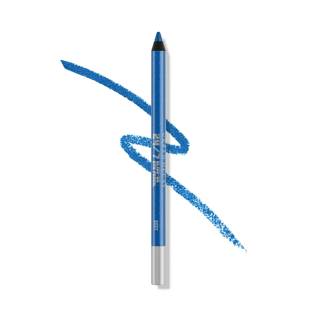 Buy now Urban Decay 24/7 Glide-On Waterproof Eyeliner Pencil - Smudge-Proof, Long-Lasting, Transfer-Proof, Up to 16HR Wear, Smooth No-Tug Formula, Hydrating Color Liner With Vitamin E & Jojoba Oil - 0.04 oz Roxy (metallic blue) at indiglob india