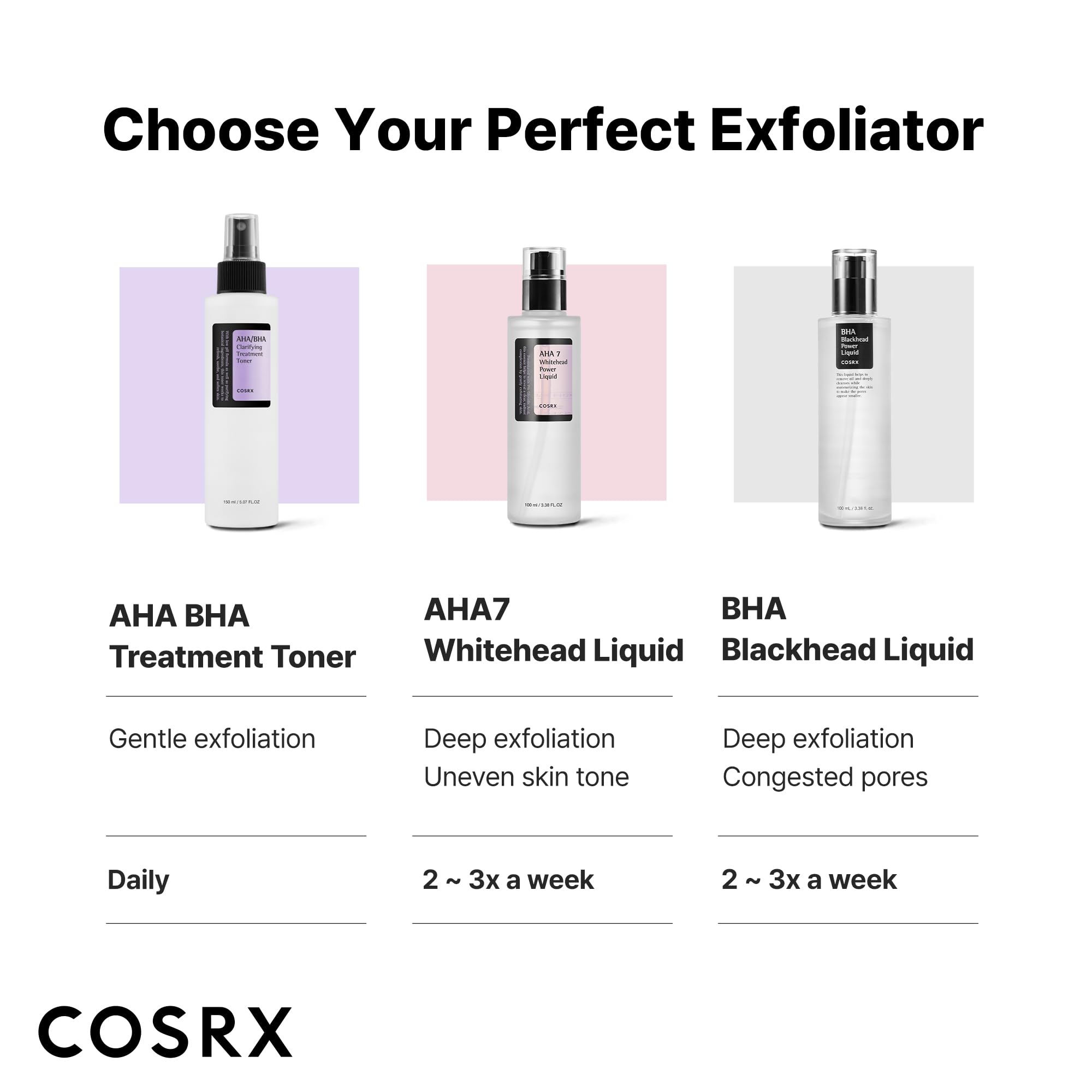 Buy now COSRX AHA/BHA Treatment Toner 5.07 fl.oz/ 150ml, Facial Exfoliating Spray for Whiteheads, Pores, & Uneven Skin, Korean Toner, Not Tested on Animals, Korean Skin Care at indiglob india