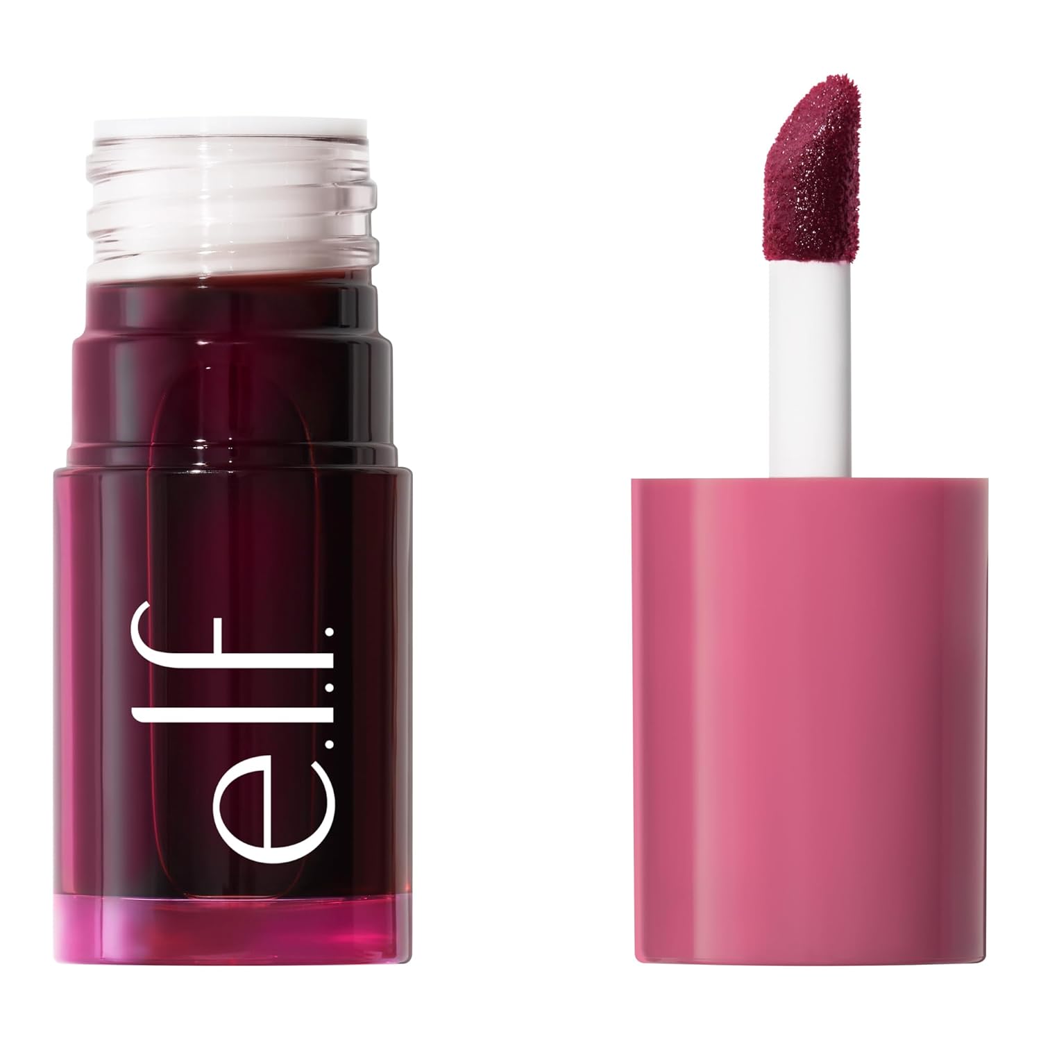 Buy now e.l.f. Sheer For It Blush Tint, Multi-Use, Long-Lasting Lip & Cheek Makeup, Creates A Natural Flush Finish, Vegan & Cruelty-Free, Cherry Cola Plums Up at indiglob india