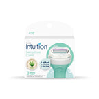 Buy now Schick Intuition Sensitive Skin Womens Razor Refills with Vitamin E & Aloe, Pack of 1(count of 3) at indiglob india