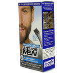 Buy now JUST FOR MEN Brush-In Color Gel, Medium-Dark Brown M-40 1 ea (Pack of 2) at indiglob india