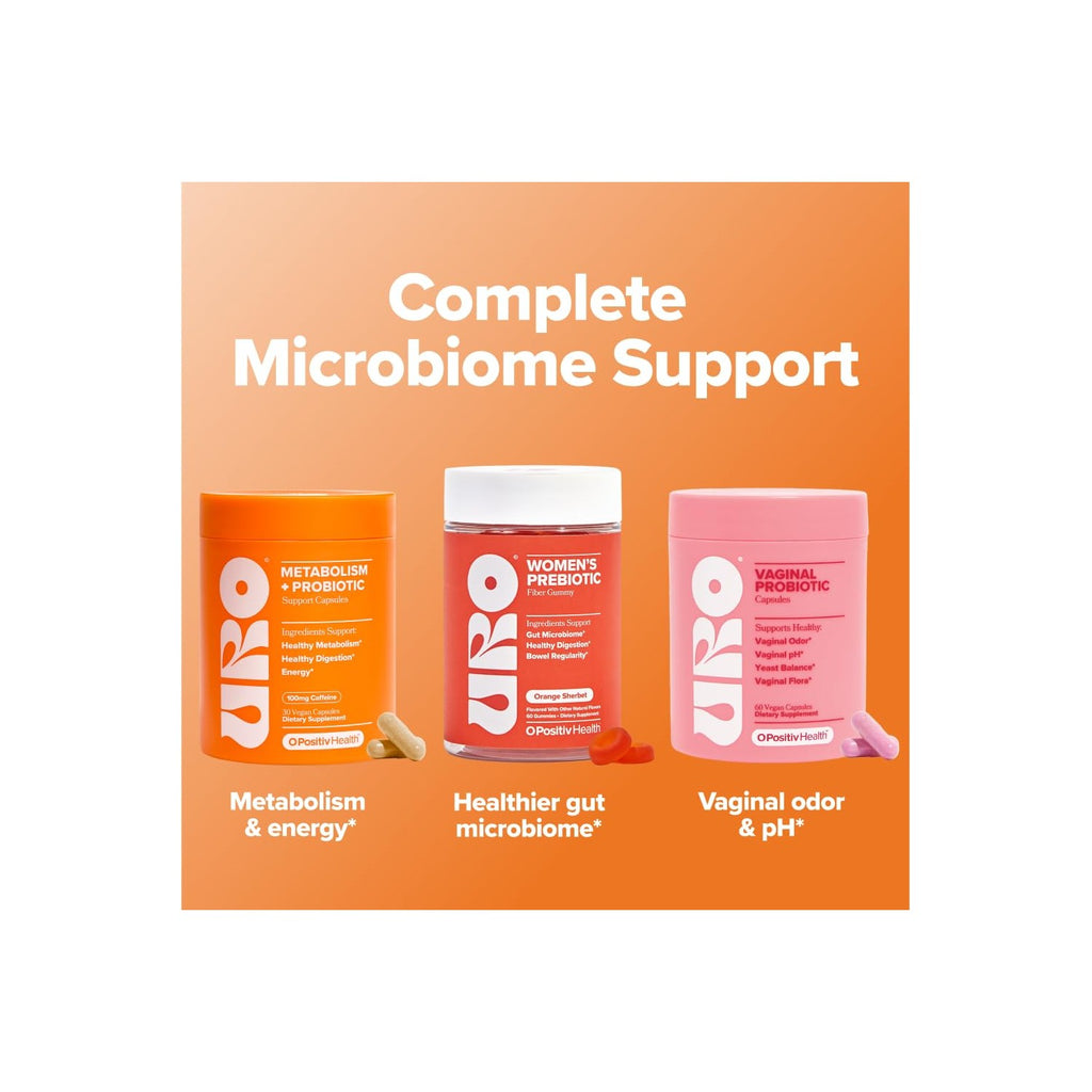 URO Metabolism + Probiotic for Energy & Gut with Chromium – 30-Day Supply