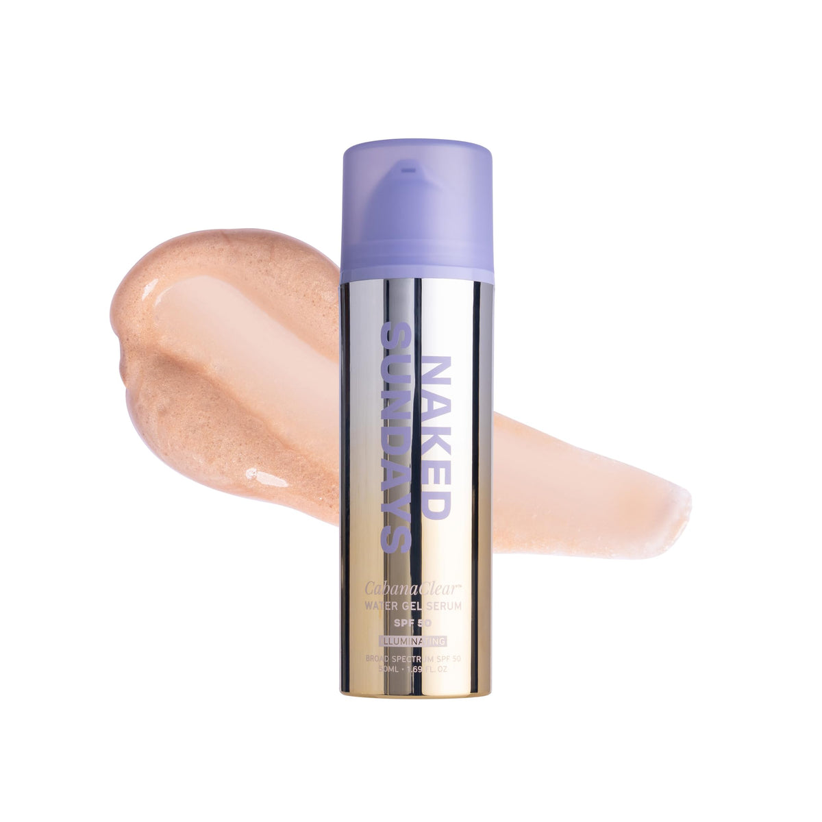 Naked Sundays CabanaClear SPF 50 Sunscreen Serum, Illuminating, 50ml
