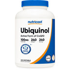 Nutricost Ubiquinol Softgels (100mg Per Serving) 120 Softgels, Gluten Free | Superior Absorption Antioxidant, Active Form of CoQ10, GMO-Free