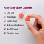 Nordic Naturals Kids Nordic Flora Probiotic Gummies, 1.5B CFU - 60 Count | Supports digestive & immune health. 1.5B CFU probiotics + prebiotic fiber. Non-GMO, Vegan. Berry Punch flavor. 30 Servings