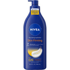 NIVEA Nourishing Hydration Skin Firming Body Lotion, 16.9 FL OZ | Q10 and Vitamin C Enriched Skin Firming Body Lotion for Dry Skin to Very Dry Skin, 72-Hour Body Moisturizer, Paraben Free