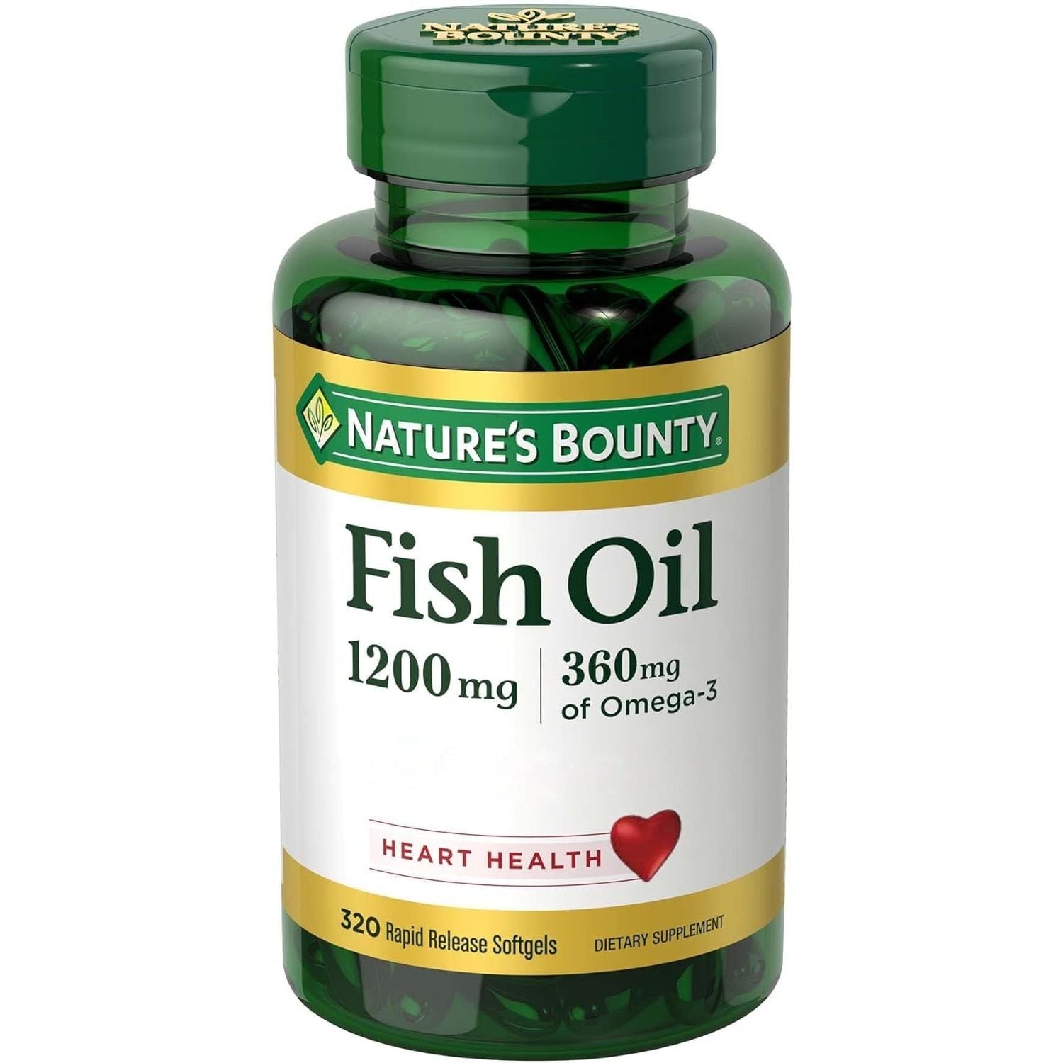 Buy now Nature's Bounty Fish Oil, 320 Count at indiglob india