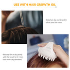 Buy now Sndyi Soft Silicone Scalp Massager for Dandruff Removal and Hair Growth - Wet Dry Scalp Exfoliator Brush for Scalp Care - Beige at indiglob india