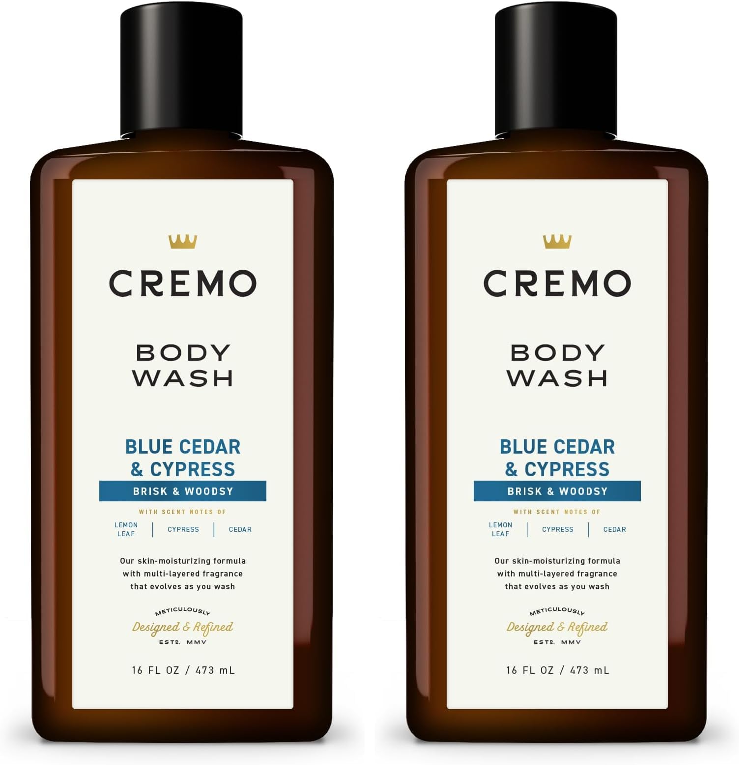 Buy now Cremo Body Wash Men, A Vintage Suede with Notes of White Moss and Rich Amber, 16 Fl Oz at indiglob india