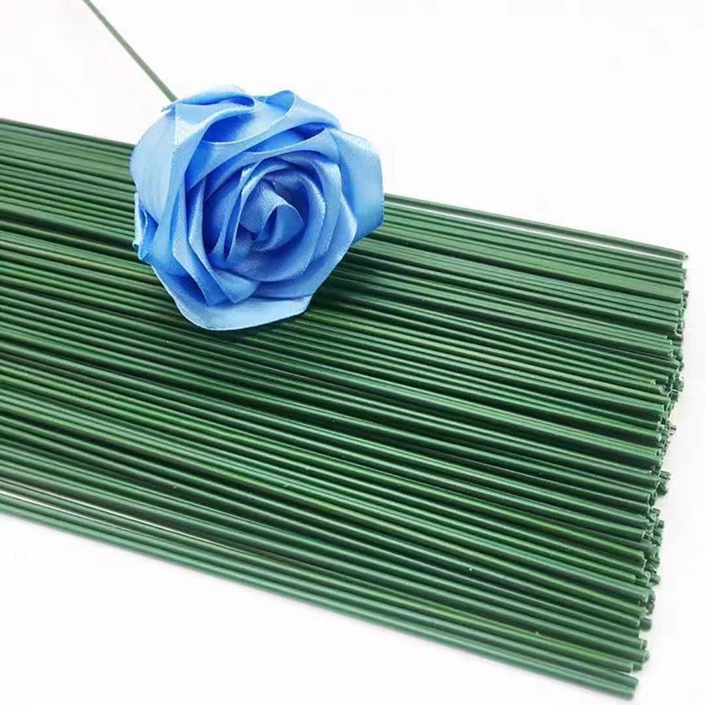 Floral Wire Stems for Bouquet Craft, 2 Gauge Flower Sticks 15.7Inch 100PCS