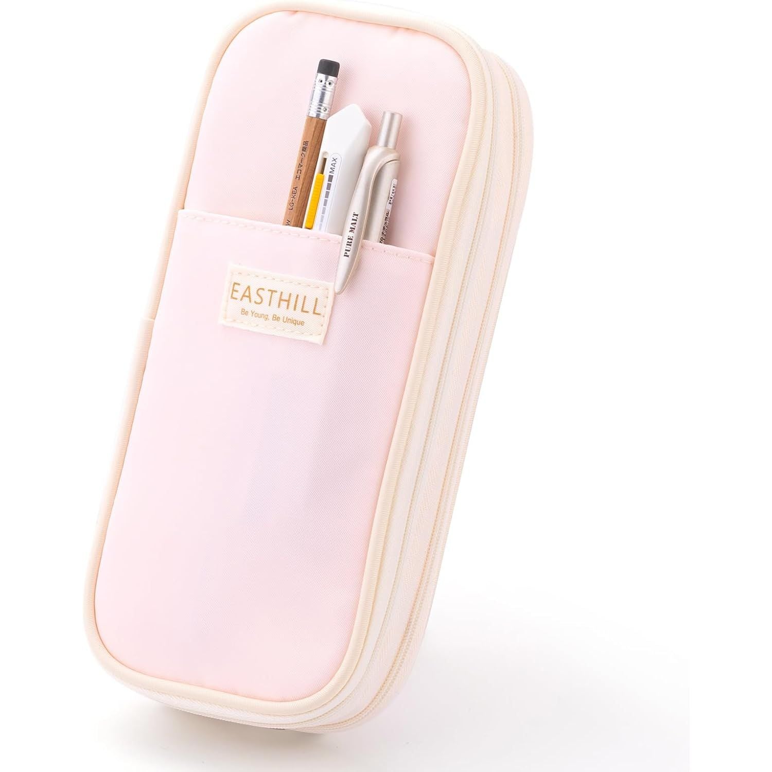 Buy now EASTHILL Big Capacity Pencil Case Large Pencil Pouch Stationery Pen Bag for Teen Girls-Green Pink at indiglob india