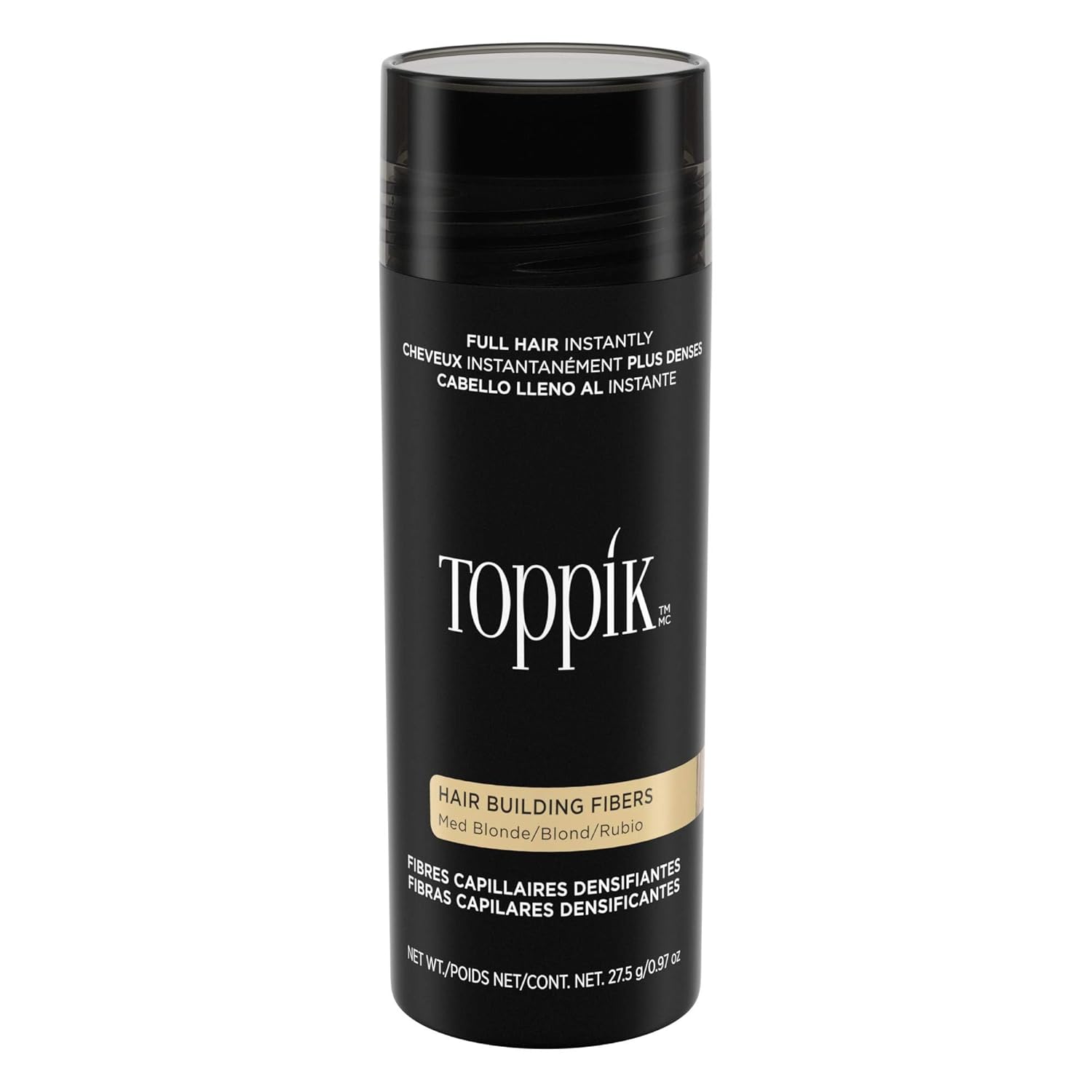 Buy now Toppik Hair Building Fibers, Fill In Fine or Thinning Hair Instantly Thicker, Fuller Looking Hair 9 Shades,4 size options Medium Blonde Large 27.5g at indiglob india