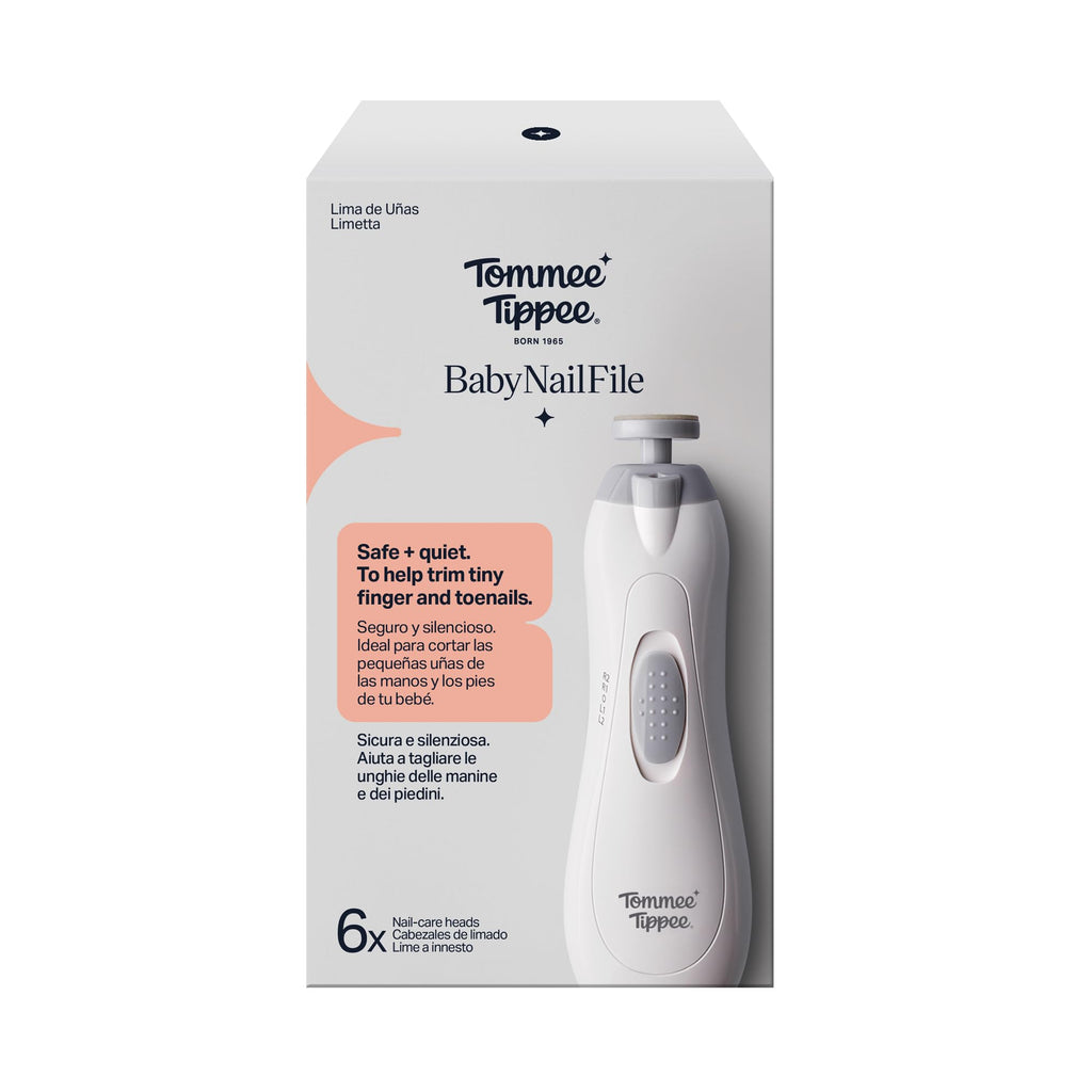 Tommee Tippee Electric Baby Nail File & Clipper, Battery-Powered