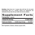 Country Life High Potency Biotin 10 mg, 120 Capsules
