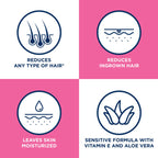 Buy now Veet Sensitive Skin Formula with Aloe Vera and Vitamin E, Dermatologically Tested Hair Removal Gel Cream 6.76 Fl Oz. for Legs & Body (2 Pack) at indiglob india