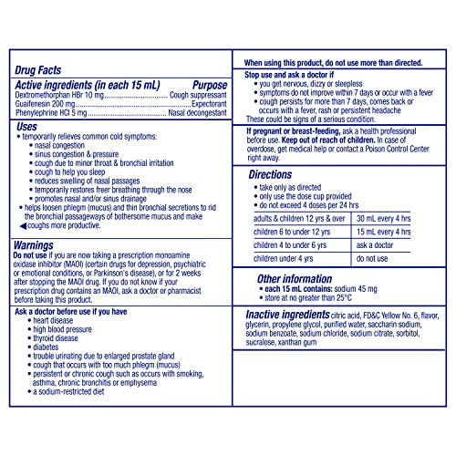 Buy now Vicks DayQuil Cough DM+ Congestion Relief Liquid Medicine, Maximum Strength Multi-Symptom Non-Drowsy Daytime Relief for Cough, Chest Congestion, Mucus, and Nasal Congestion, 12 FL OZ at indiglob india