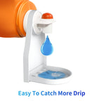 (2 Pack) Laundry Detergent Cup Holder Drip Catcher Organizer Clip Tight on Laundry Bottle Spouts, No More Leaks or Mess with Detergent and Fabric Softener in Laundry Room