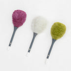 3 Pack Microfiber Delicate Duster & Detail Brush - Dual Ended Duster with Microfiber, Electrostatic and Washable Screen Static Cleaning Tool for Office, Car, Laptop, Screen, Keyboard, TV