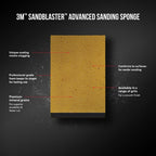 Buy now 3M 20908-150 SandBlaster Bare Surfaces Sponge, 150-Grit at indiglob india