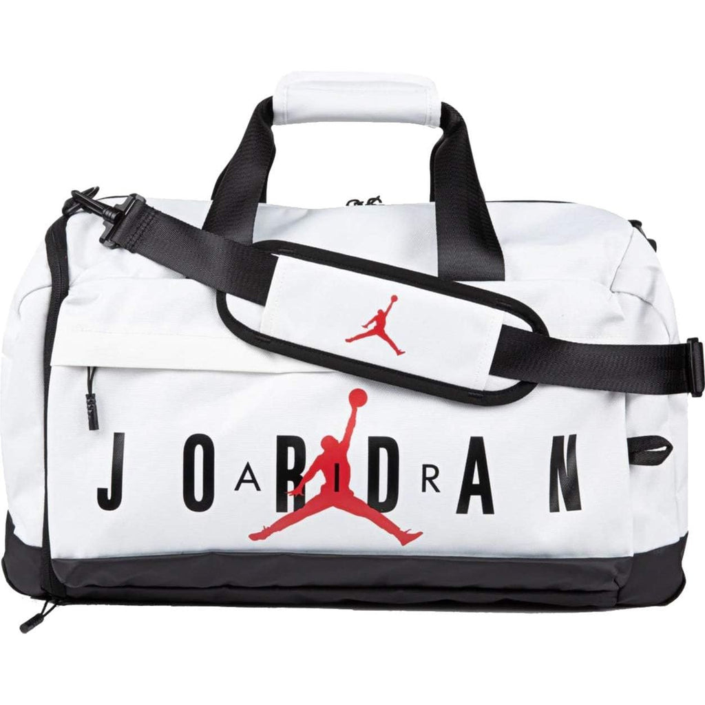 Buy now Nike Air Jordan Velocity Duffle Bag (One Size, White) at indiglob india
