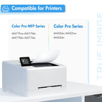410X Toner Cartridge 4 Pack 410A for HP MFP M477fnw M477fdw M477fdn M452dn
