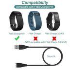 Buy now Kissmart Charger for Fitbit Charge HR, Replacement Charging Cable Cord for Fitbit Charge HR (30cm/1ft) at indiglob india