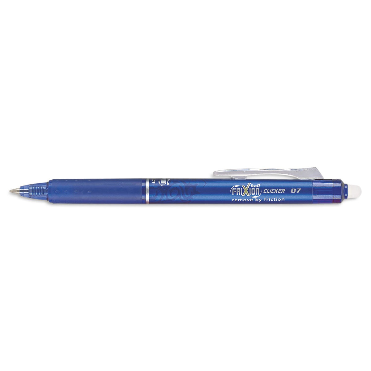 PILOT FriXion Clicker Erasable Gel Ink Pens, 0.7mm, Blue Ink, 12-Pack