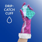 PLAYTEX Living Drip-Catch Cuff Gloves, Medium 1 Pair (Pack of 3)