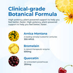 VitaMedica Arnica and Bromelain Blister Packs Bundle | for Post Surgery and Muscle Recovery | Bruise Relief | Plant Based Natural Formulas | 2 Product Bundle for Healing Support | 5 Day Supply