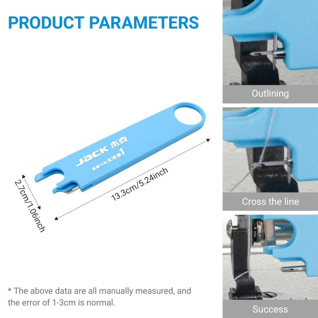 Jack Quick Needle Threader for Sewing Machine, 3-in-1 Sewing Supplies
