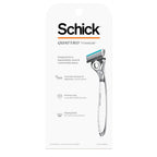 Schick Quattro Titanium 4-Blade Razors for Men, 1 Handle & 4 Refills