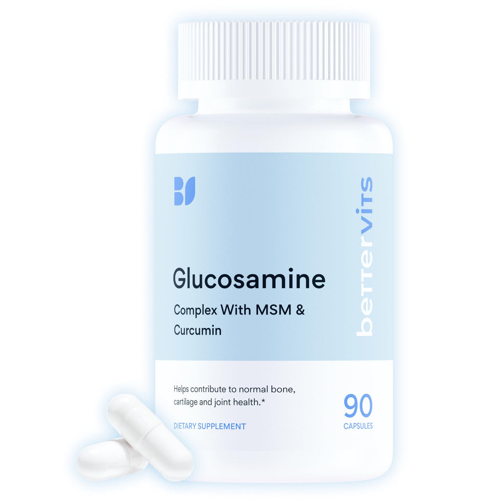 Bettervits Glucosamine Chondroitin MSM Joint Complex, Women & Men | 90 Ct