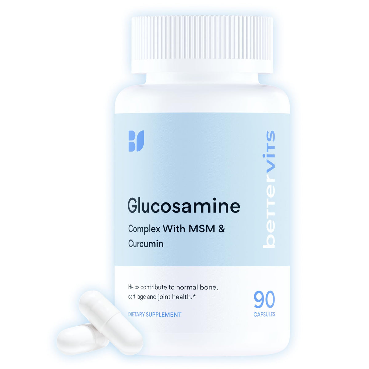 Bettervits Glucosamine Chondroitin MSM Joint Complex, Women & Men | 90 Ct