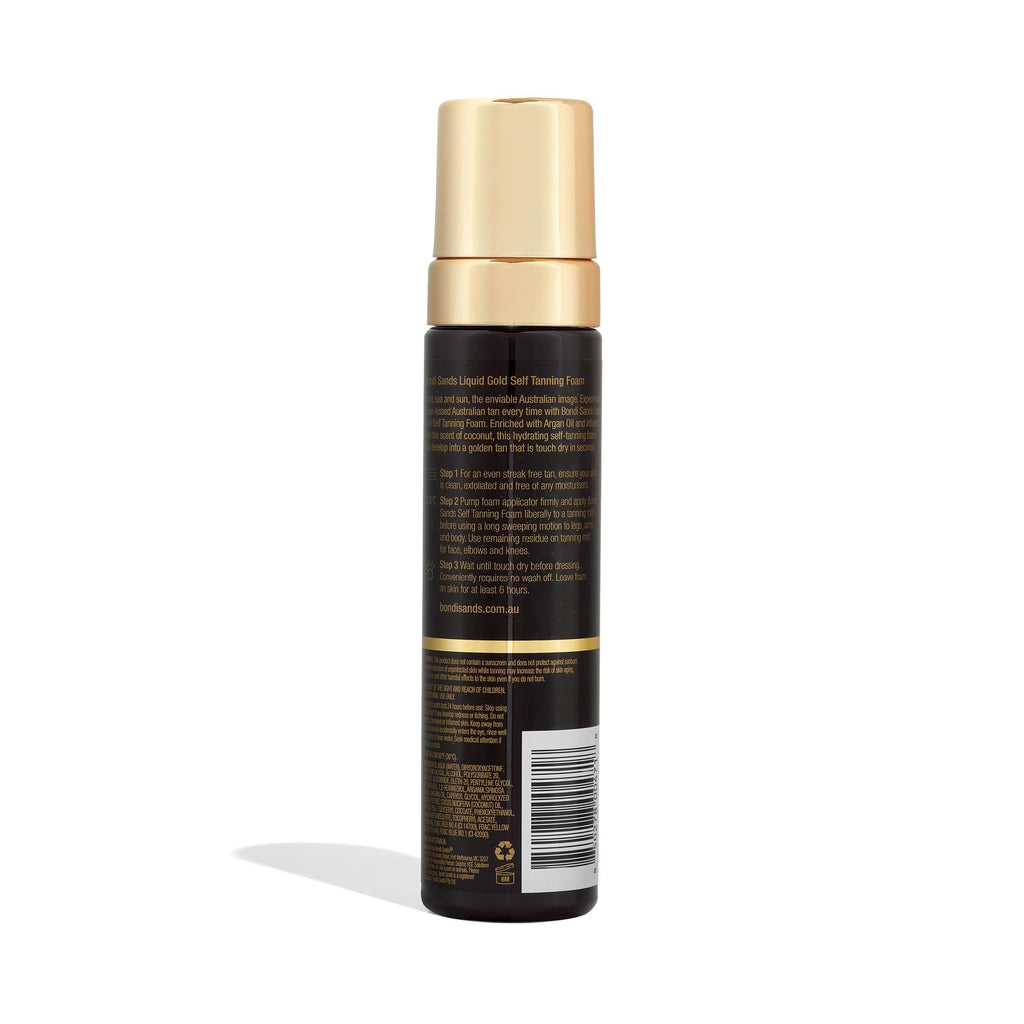 Buy now Bondi Sands Liquid Gold Self Tanning Foam | Lightweight + Quick Dry Foam Enriched with Argan Oil, Provides a Hydrated Streak-Free Tan | 6.76 Oz/200 mL at indiglob india