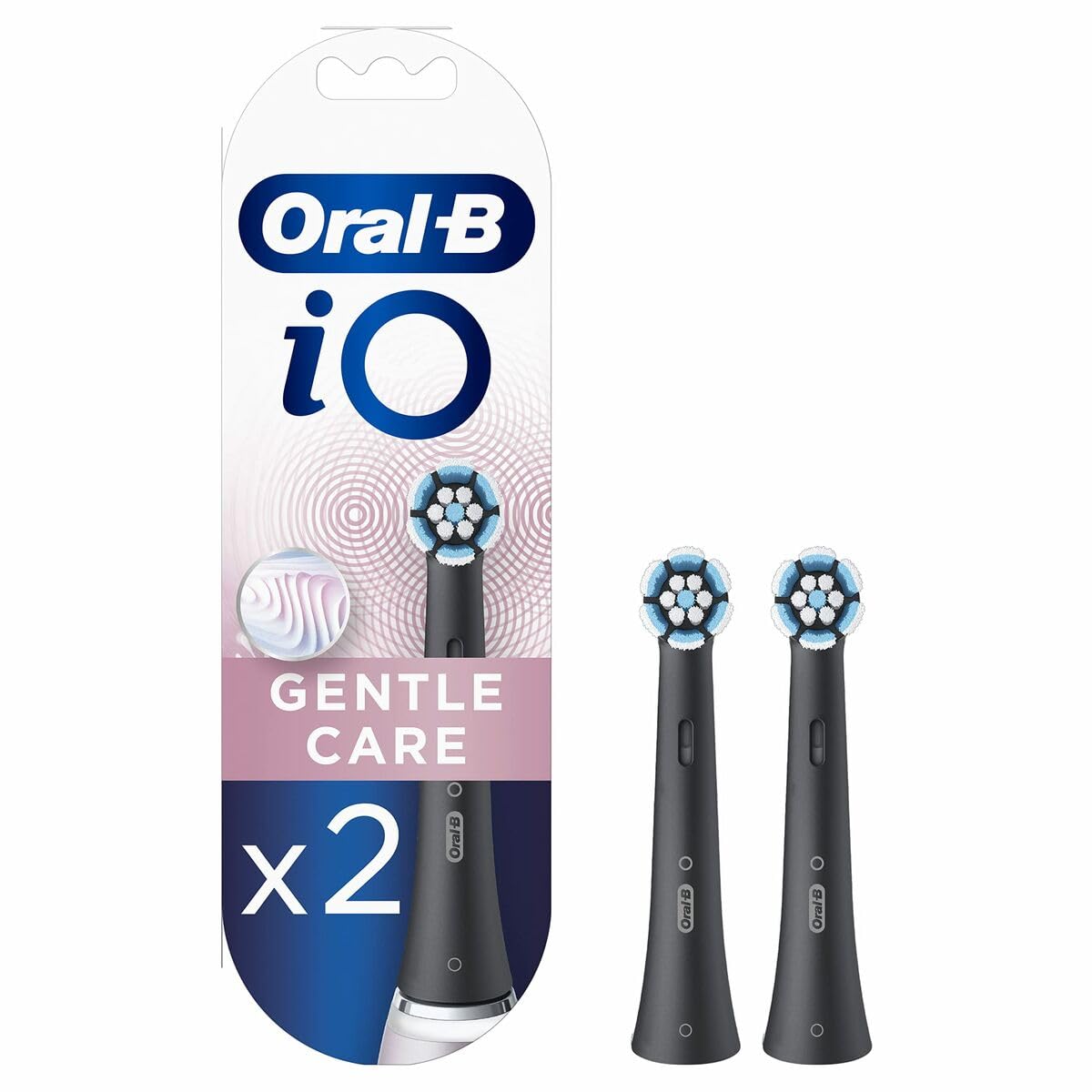 Buy now Oral-B - IO Gentle Care Black (2 pcs) at indiglob india