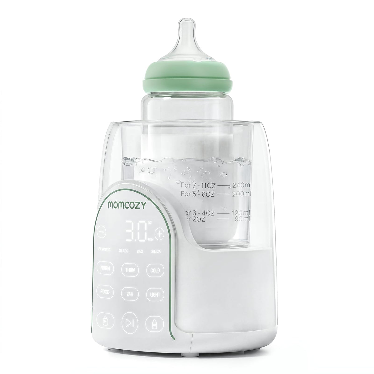 Momcozy NightPro Bottle Warmer for Baby Breast Milk with Night Light