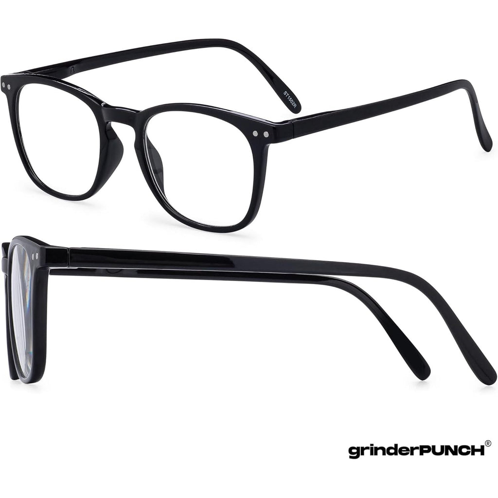 Buy now grinderPUNCH High Magnification Strong Power Readers Glasses | Available in +4.00 +4.50 +5.00 +6.00 | at indiglob india