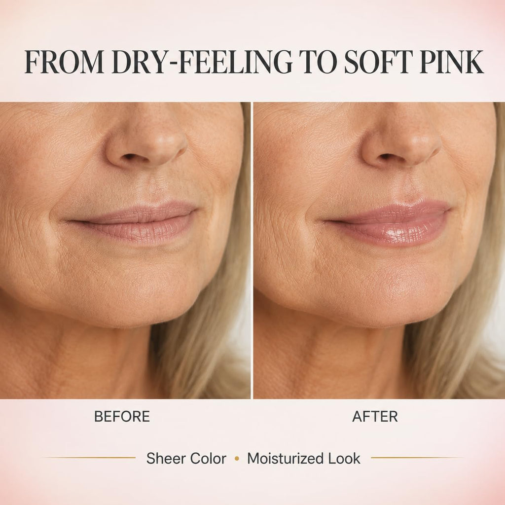 Clear pH-Adaptive Lip Color for Mature Lips