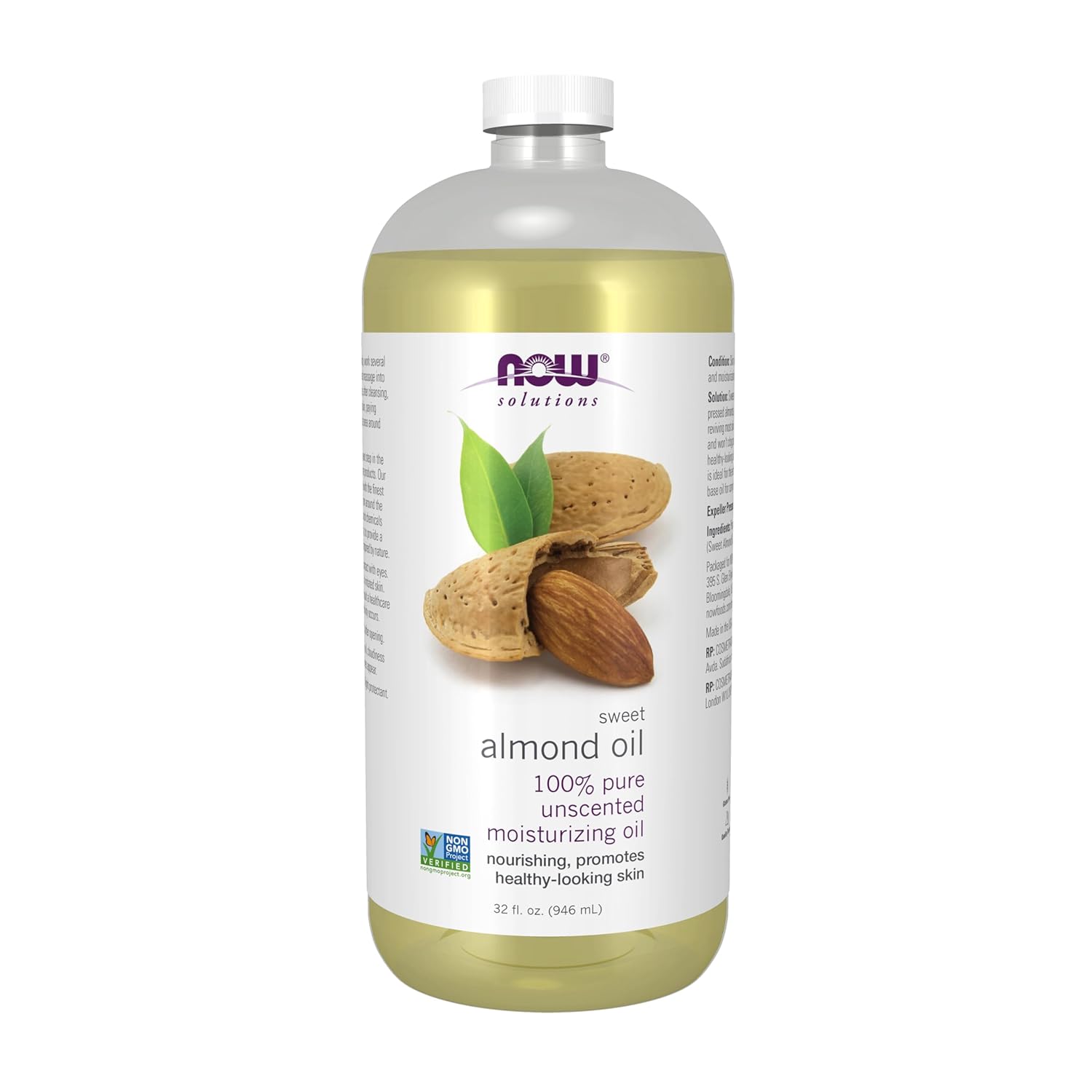 Buy now NOW Foods Solutions, Sweet Almond Oil, 100% Pure Moisturizing Oil, Promotes Healthy-Looking Skin, Unscented , 4-Ounce 32 Fl Oz (Pack of 1) at indiglob india