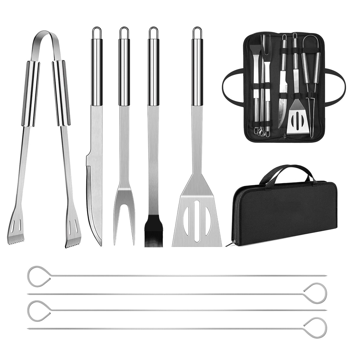 BBQ Utensil Set Stainless Steel Professional Barbecue Accessories