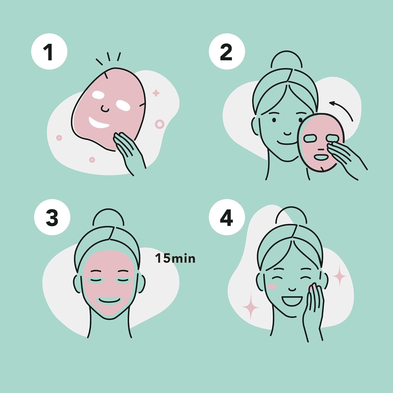 Buy now Celavi Essence Facial Sheet Face Mask Variety Set Classic Authentic Korean Moisturizing Skincare (12-Packs) at indiglob india