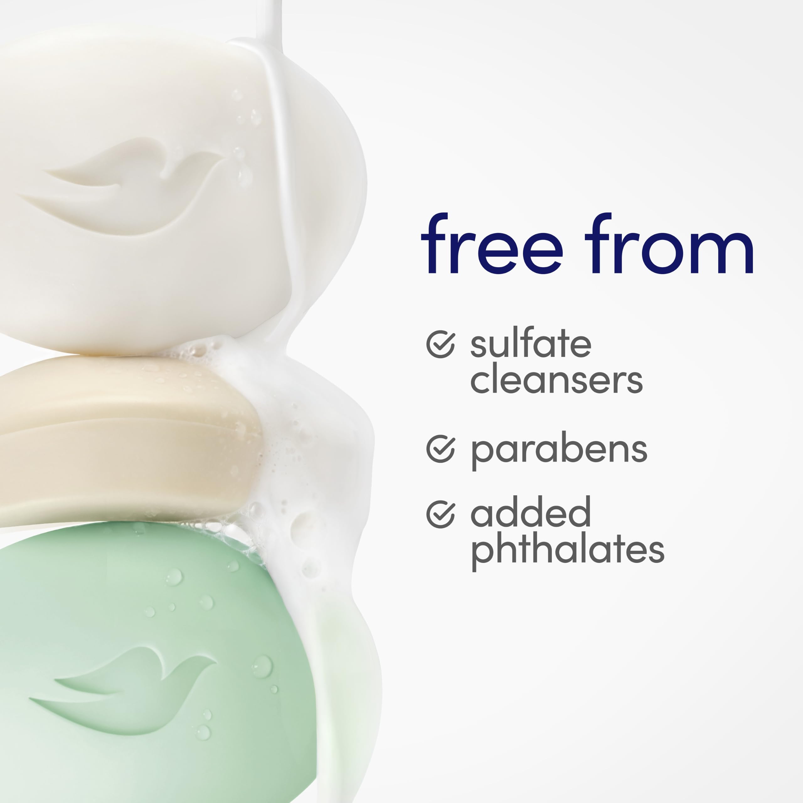 Dove Beauty Bar Soap Cool Moisture Cucumber & Green Tea Scent, 2 Bars for Refreshed Skin, Leaves Skin Refreshed 3.75 oz