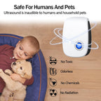 2026 Upgraded Ultrasonic Pest Control Repeller, Indoor Mouse Repellent for Rat, Mice, Rodent, Roach,Cockroach, Insect, Mosquito Electronic Plug in Pest Control 6 Packs