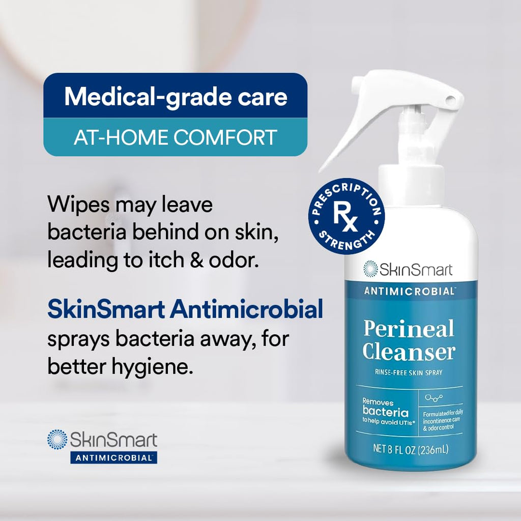 SkinSmart Antimicrobial Perineal Cleanser and Incontinence Care, 8 oz