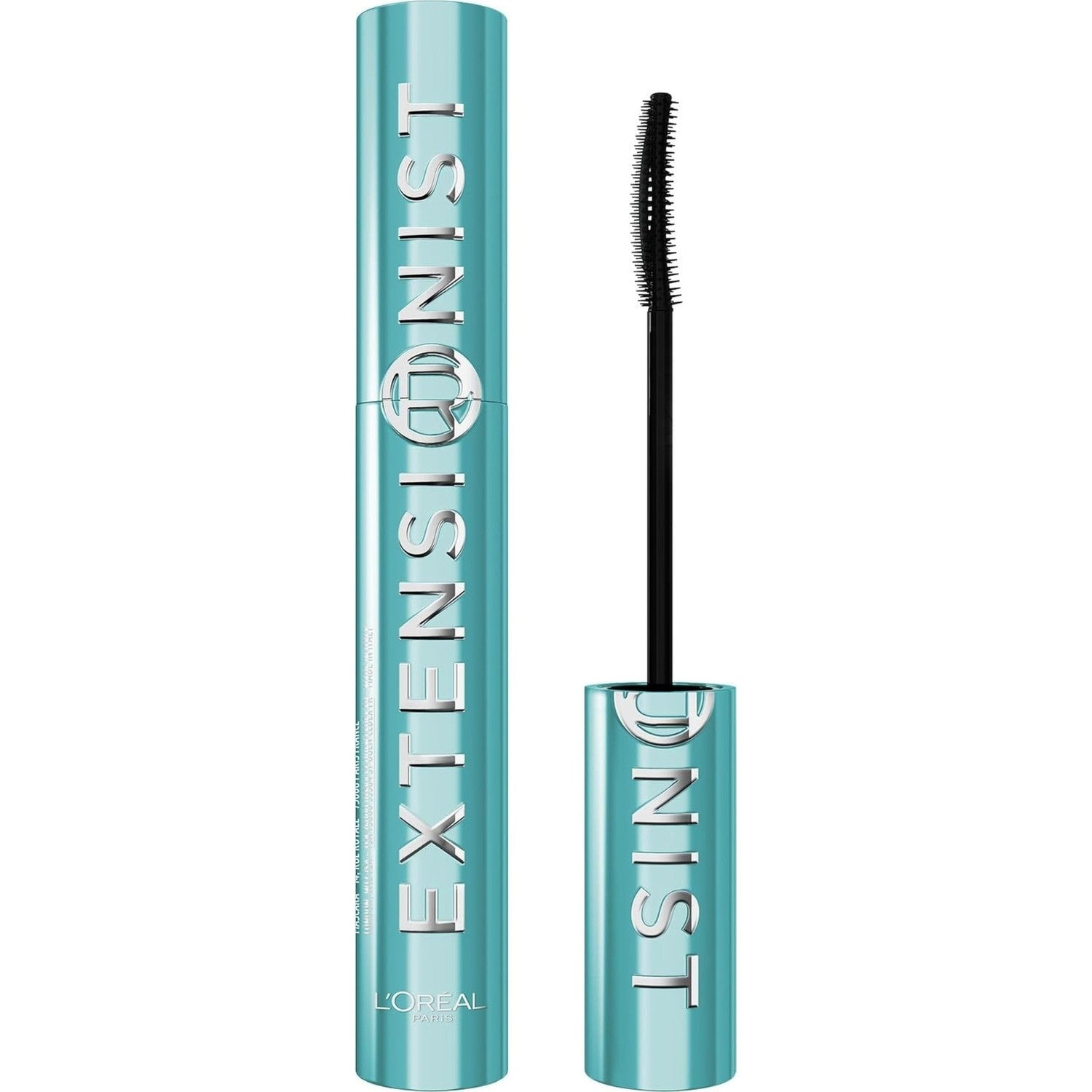 L'Oreal Paris Extensionist Mascara, Lengthening, Volumizing, and Curling Formula For a Lash Extension Eye Makeup Look, Washable Blackest Black