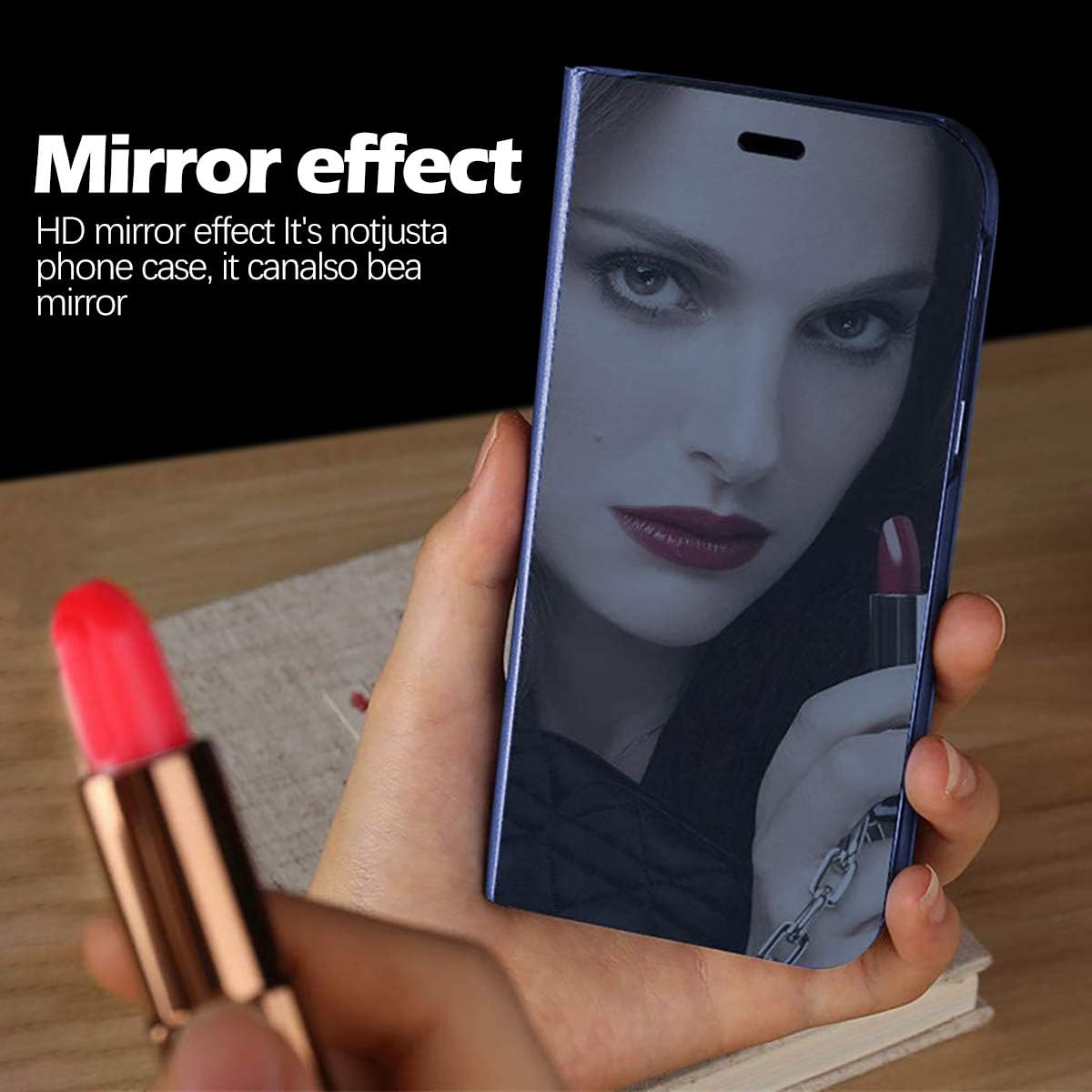 Buy now Compatible with Samsung Galaxy S23 Ultra Case Flip Leather Cover Clear S-View Mirror Shockproof Cover with Kickstand Anti-Scratch Protective Phone Cases Cover for Samsung S23 Ultra at indiglob india
