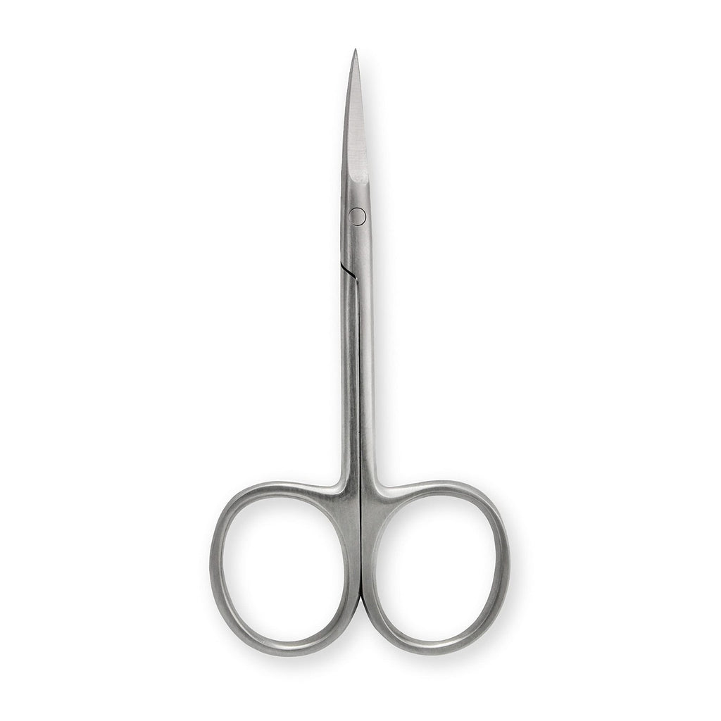 Amazon Basics Beauty Scissors, Stainless Steel, Curved Precision Cutting, Multipurpose Grooming Tool, Easy to Use, Silver