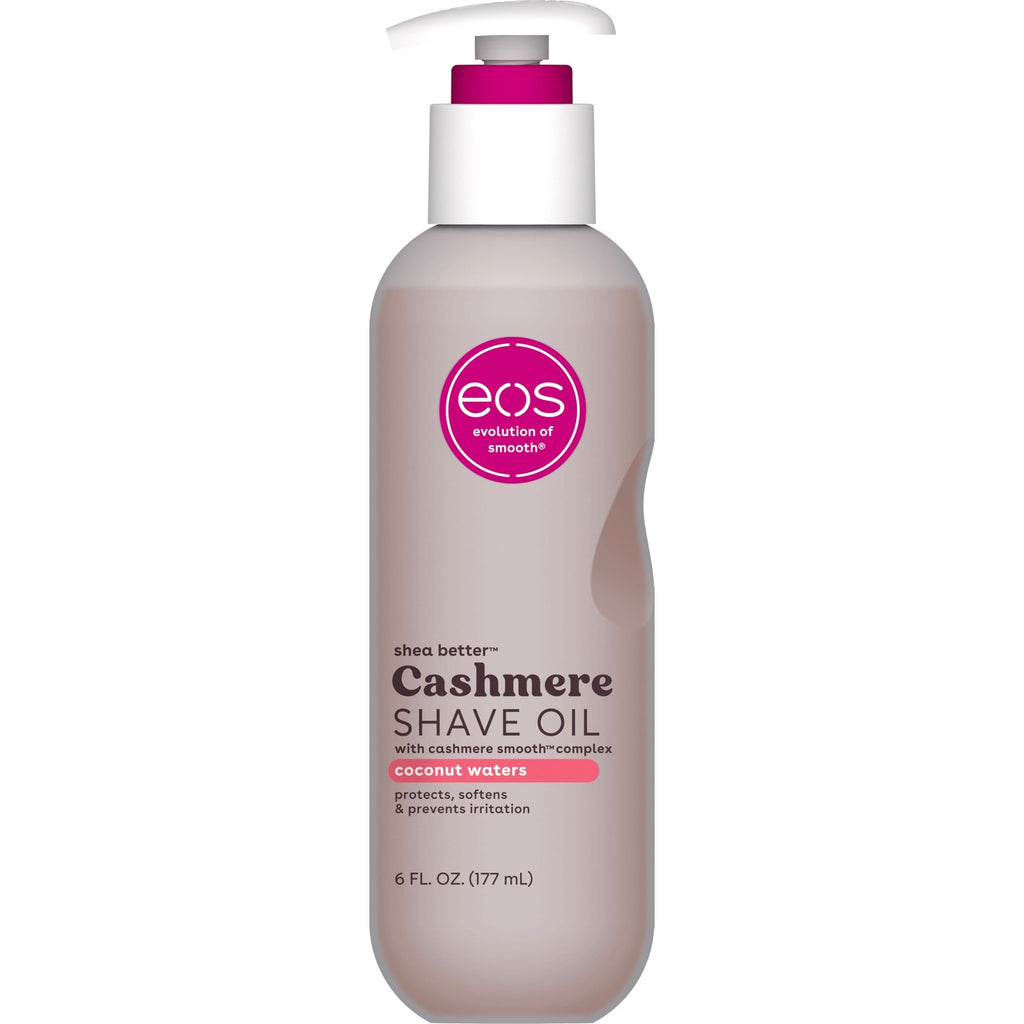 eos Cashmere Shave Oil – Vanilla Cashmere, Moisturizing Shave Oil, 6 oz