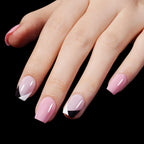 AILLSA Short Almond Nail Tips - 450PCS acrylic set featuring stylish designs for a chic, polished look. Ideal for nail art enthusiasts.